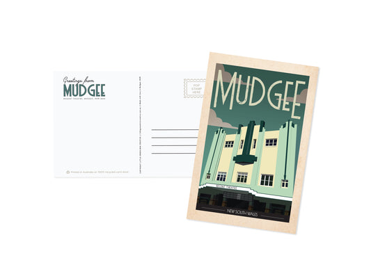 MUDGEE REGENT THEATRE POSTCARD